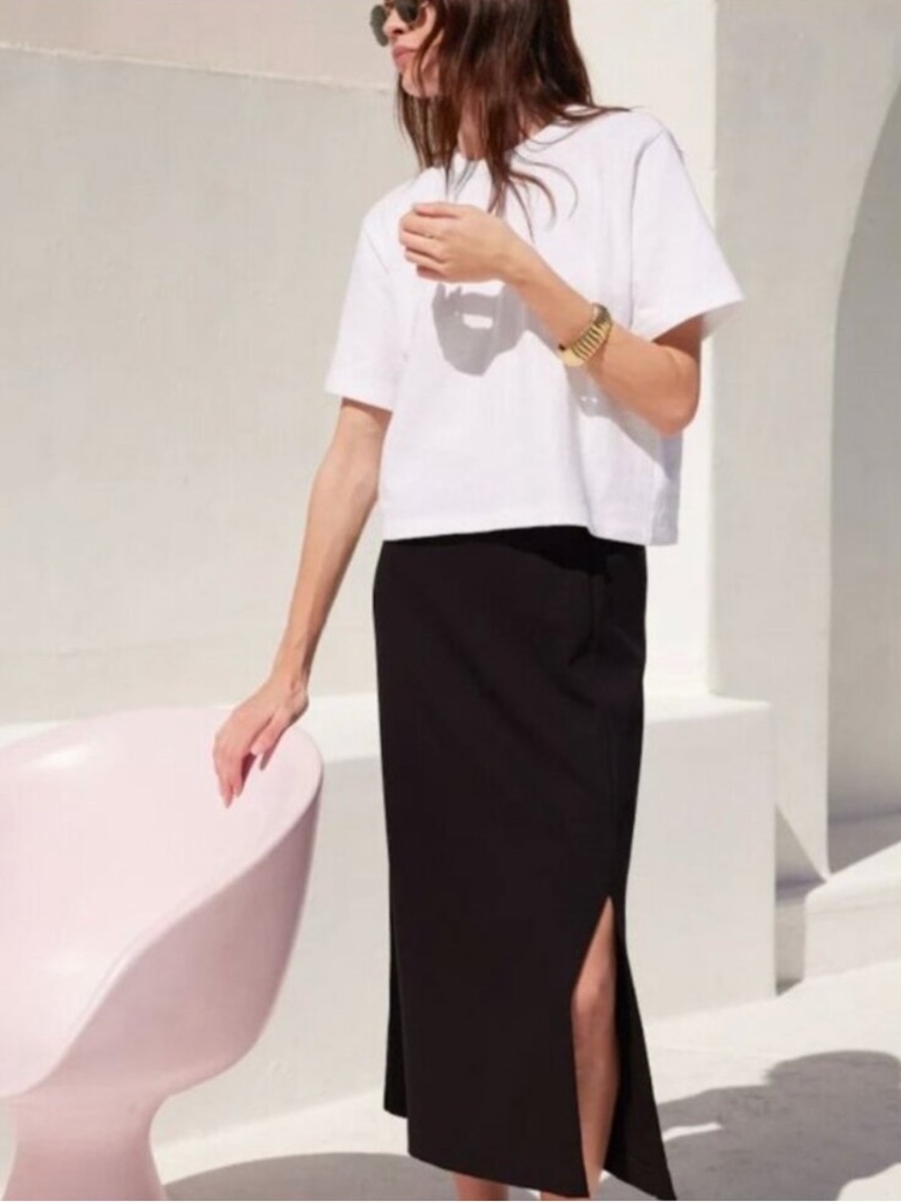 AYR High Hopes Side Slit Pencil Skirt Size L